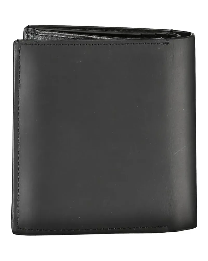 Calvin Klein embossed-logo bifold wallet - Schwarz Schwarz