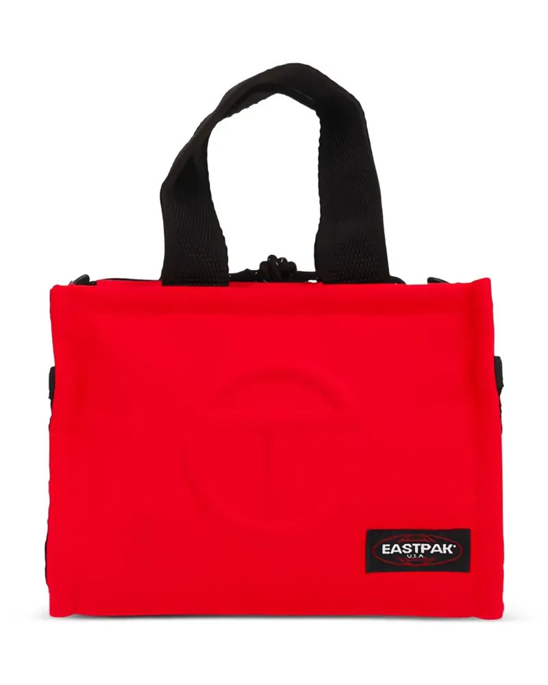 Eastpak x Telfar kleiner Shopper Tote Bag mit Logo-Prägung - Rot Rot