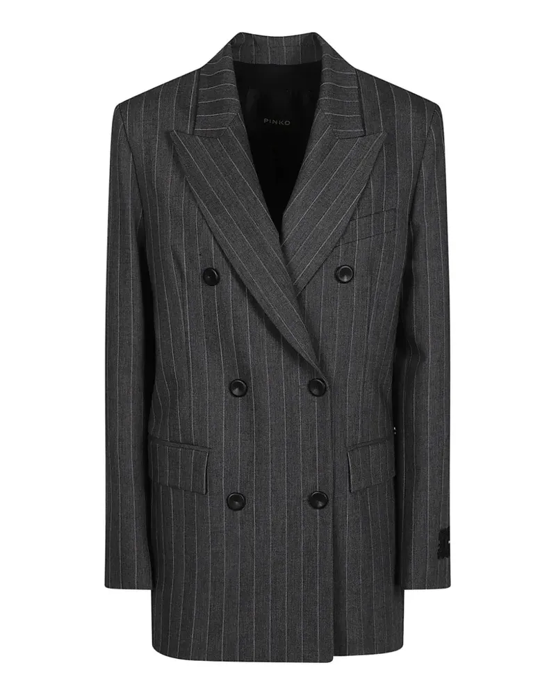 Pinko pinstripe double-breasted blazer - Grau Grau