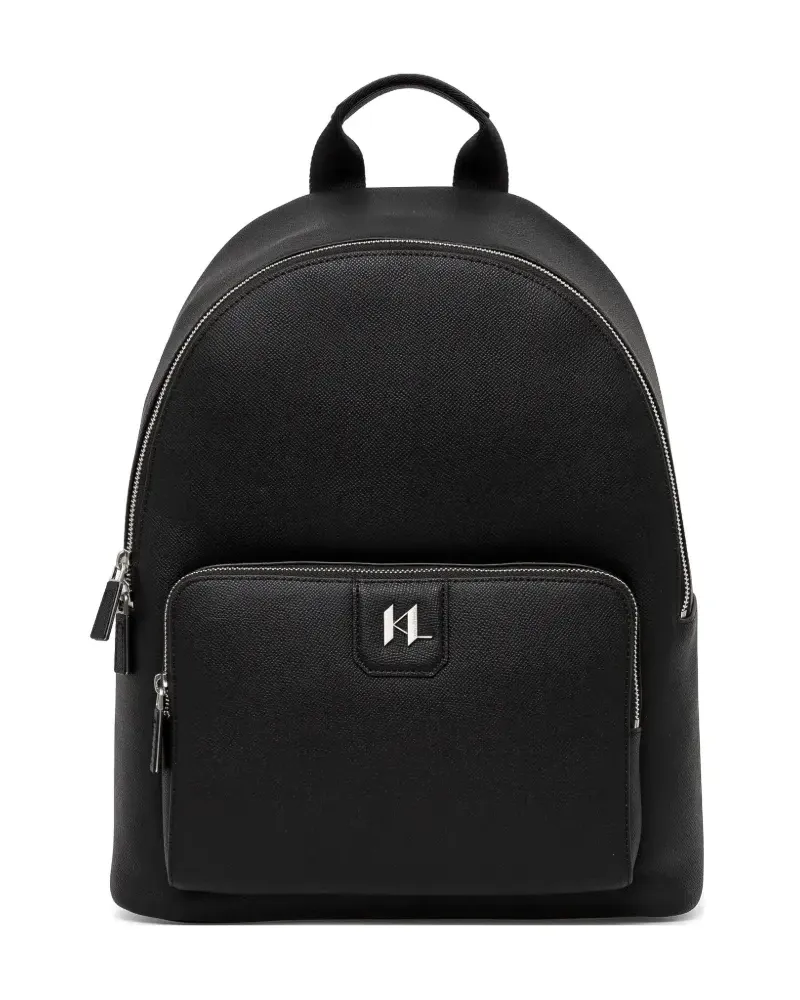 Karl Lagerfeld K/Monogram Rucksack - Schwarz Schwarz