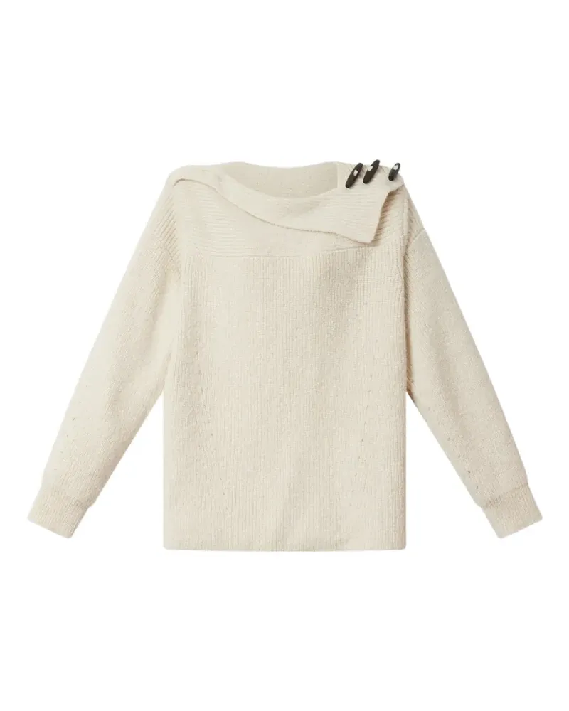 Isabel Marant Thais Pullover mit Knopfverschluss - Nude Nude