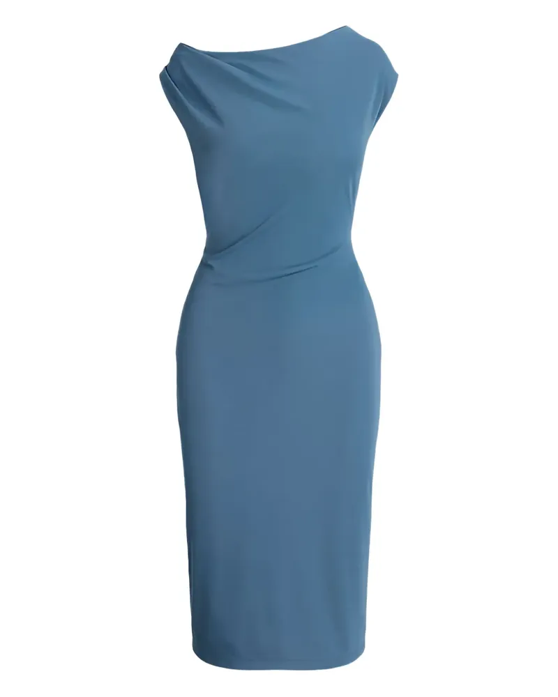 Ralph Lauren Schulterfreies Kleid mit Raffungen - Blue Blue