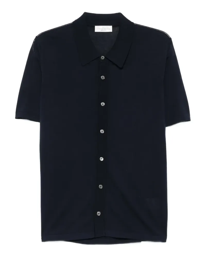 Roberto Collina short-sleeve button-down shirt - Blau Blau