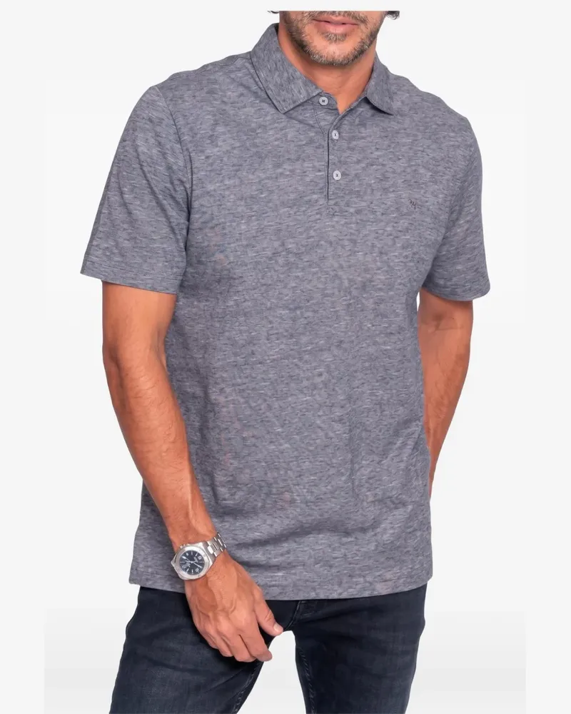 Ralph Lauren Poloshirt aus Baumwollgemisch - Blau Blau