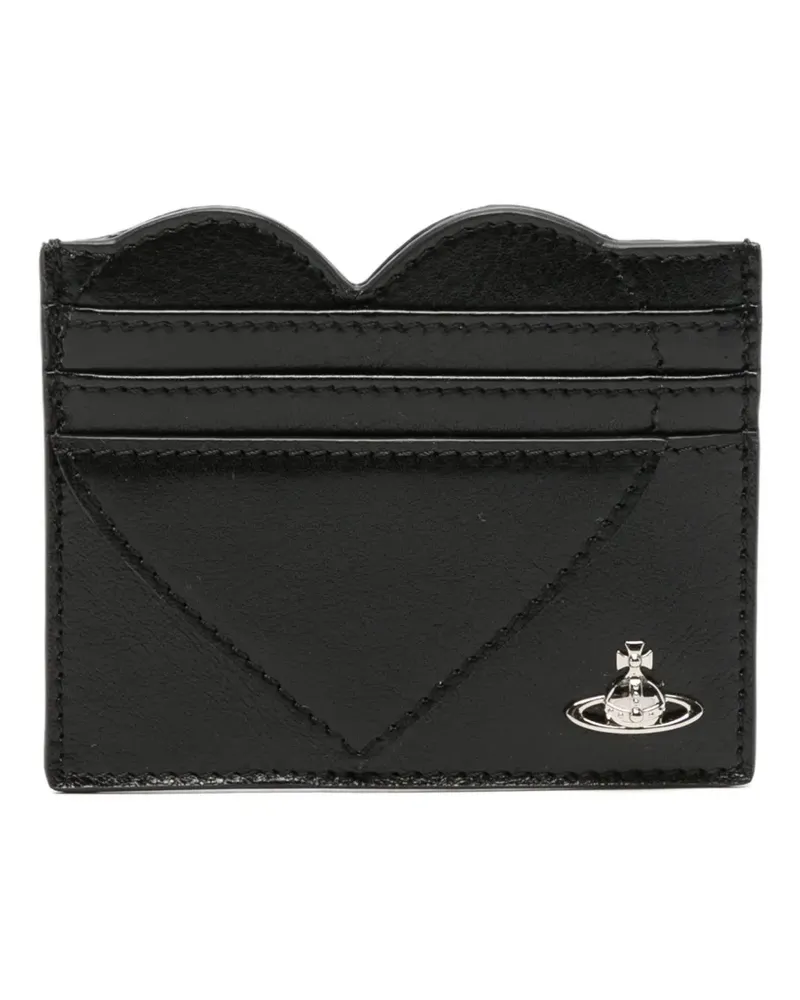 Vivienne Westwood Heart card holder - Schwarz Schwarz