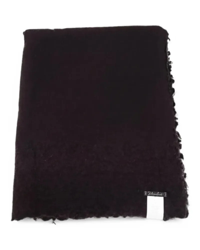 Faliero Sarti fringed textured scarf - Braun Braun