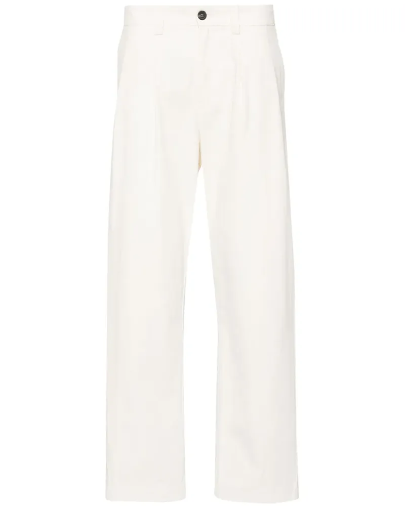 SEASE Halbhohe Wide-Leg-Hose - Nude Nude
