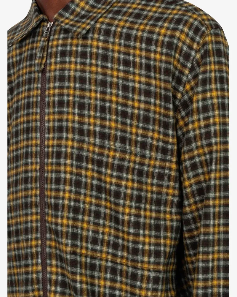Universal Works checked shirt - Braun Braun