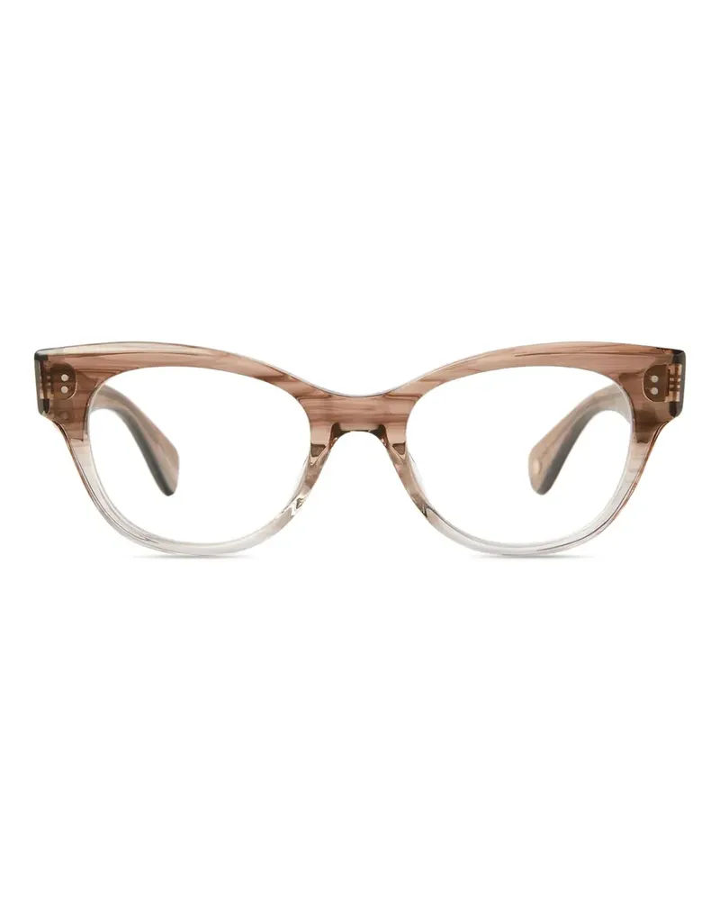Garrett Leight Octavia Cat-Eye-Brille - Nude Nude