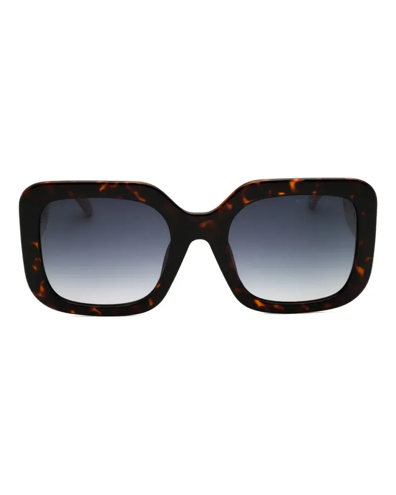 Marc Jacobs tortoiseshell-effect square-frame sunglasses - Braun Braun