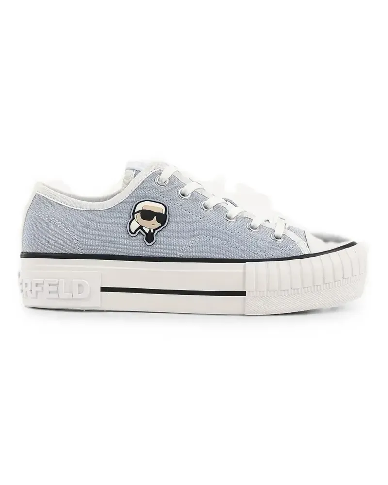 Karl Lagerfeld Kampus Max Nft Ikonik-patch platform sneakers - Blau Blau