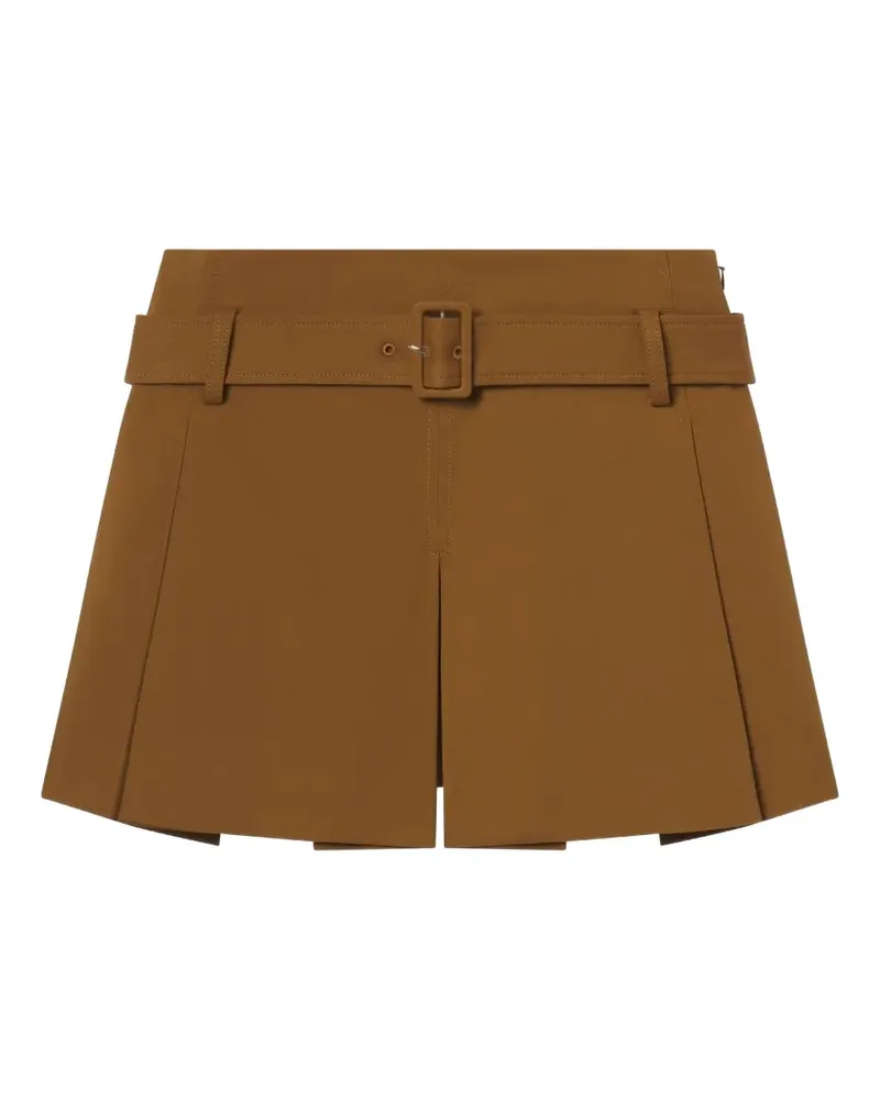 A.L.C. Como belted pleated shorts - Braun Braun