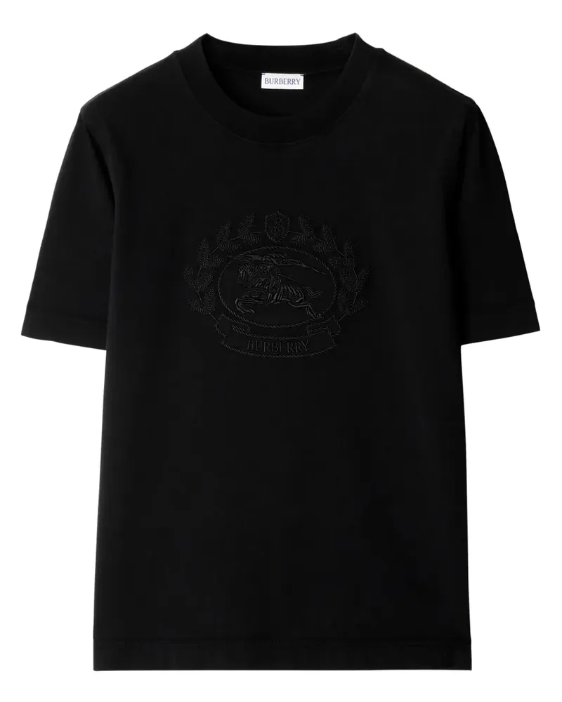 Burberry Equestrian Knight T-Shirt - Schwarz Schwarz