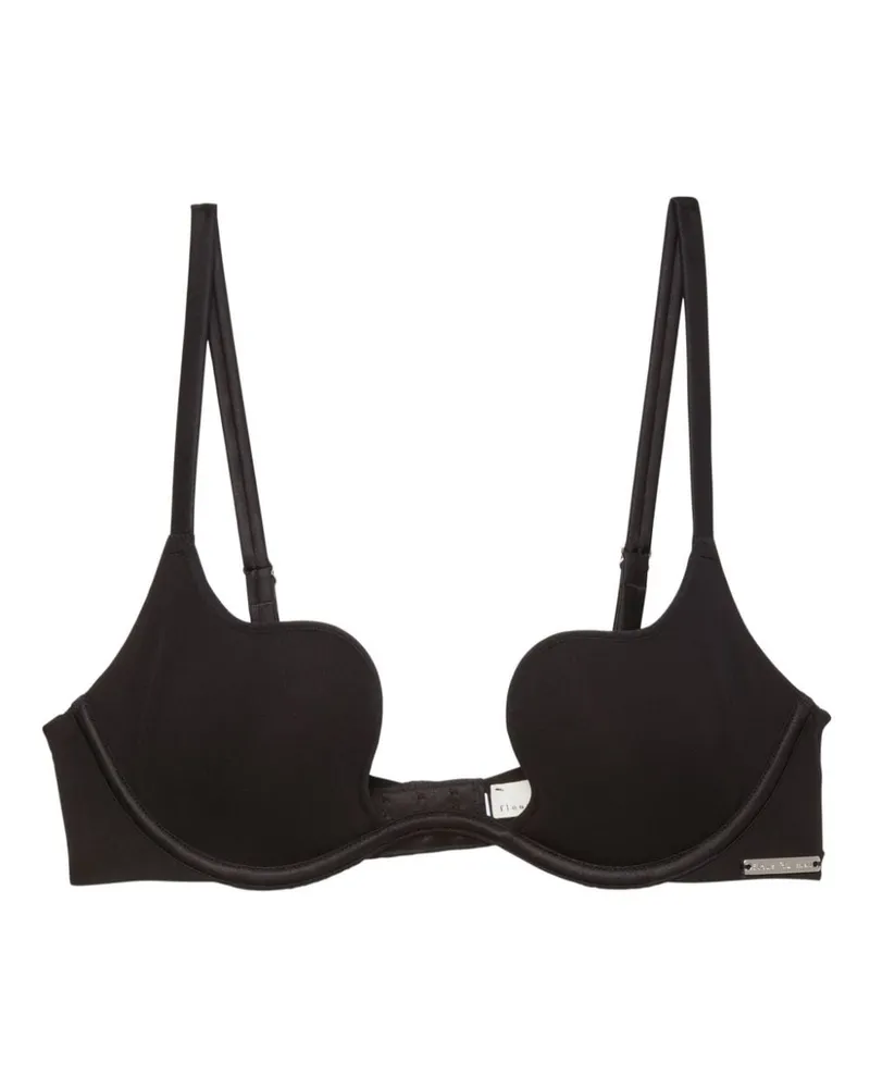 Fleur Du Mal Le Stretch micro BH mit U-Ausschnitt - Schwarz Schwarz