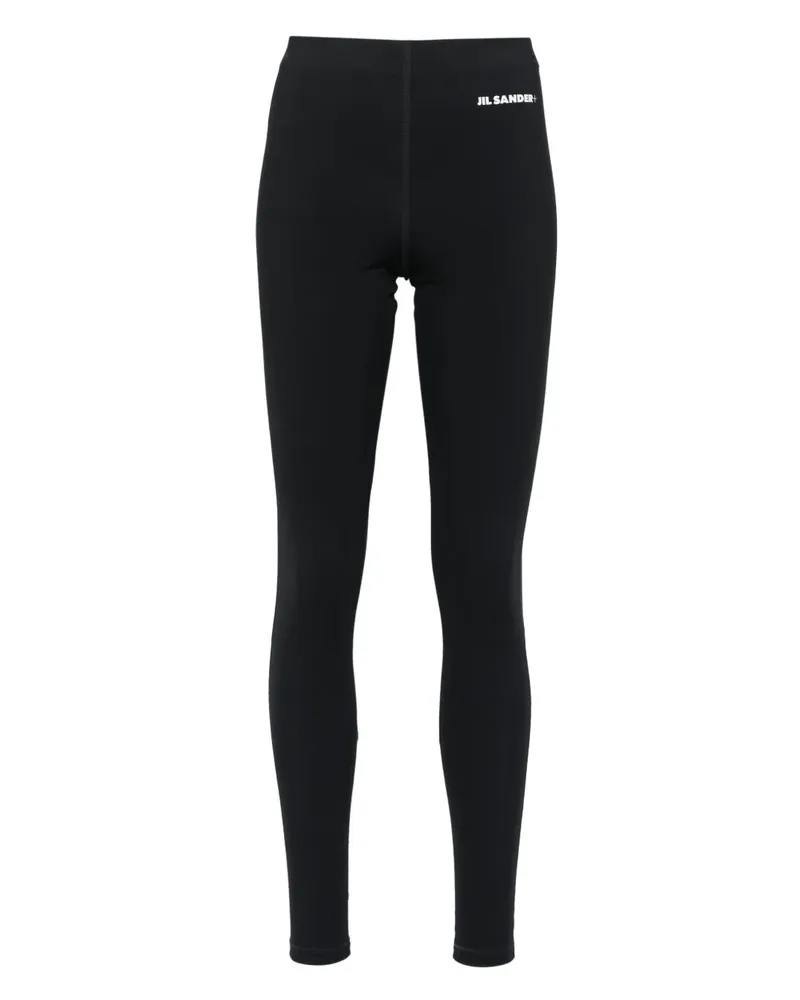 Jil Sander Leggings mit Logo-Print - Blau Blau