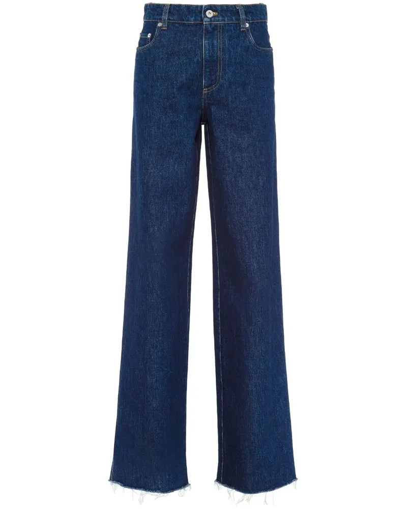 Miu Miu Gerade Jeans - Blau Blau