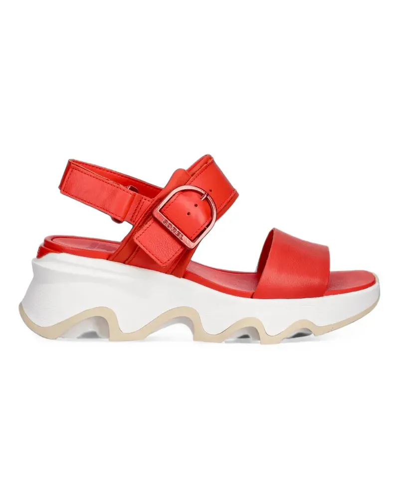 Sorel Sandalen mit Schnallenriemen - Rot Rot