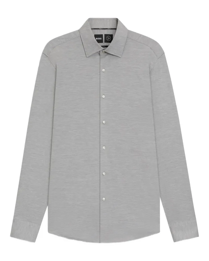 HUGO BOSS Langärmeliges Hemd - Grau Grau