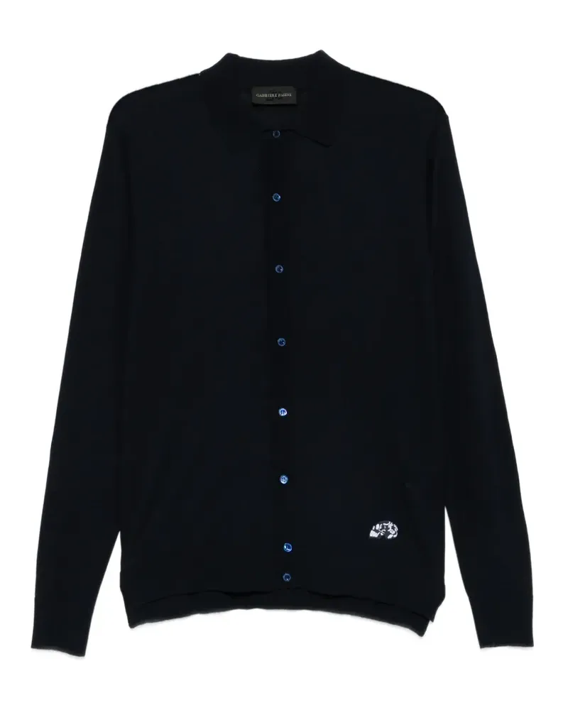 Gabriele Pasini Bestickter Cardigan - Blau Blau