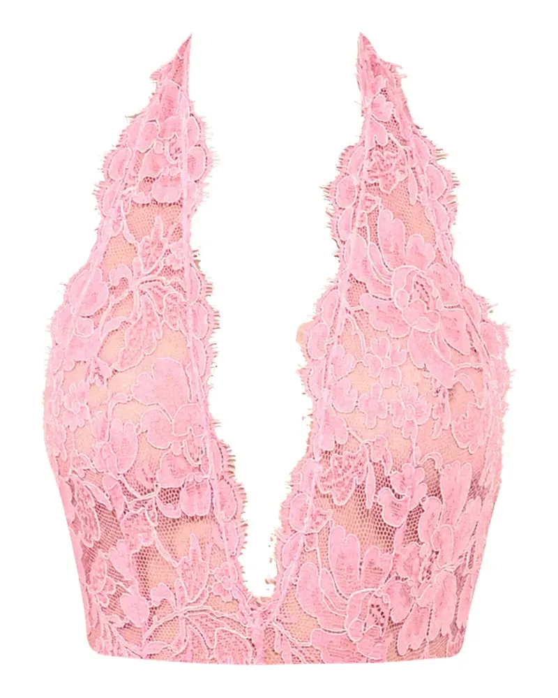 Rowen Rose lace halterneck bodysuit - Rosa Rosa
