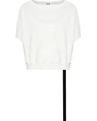 DRKSHDW by Rick Owens Dagger Oberteil aus Jersey Weiß