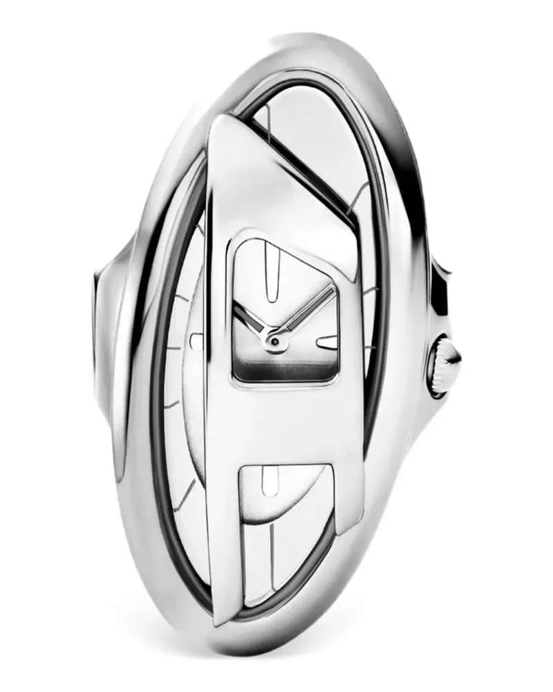 Diesel D-Era Armbanduhr aus Edelstahl - Silber Silber
