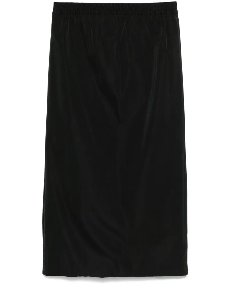 Carven Mittellanger Bleistiftrock - Schwarz Schwarz