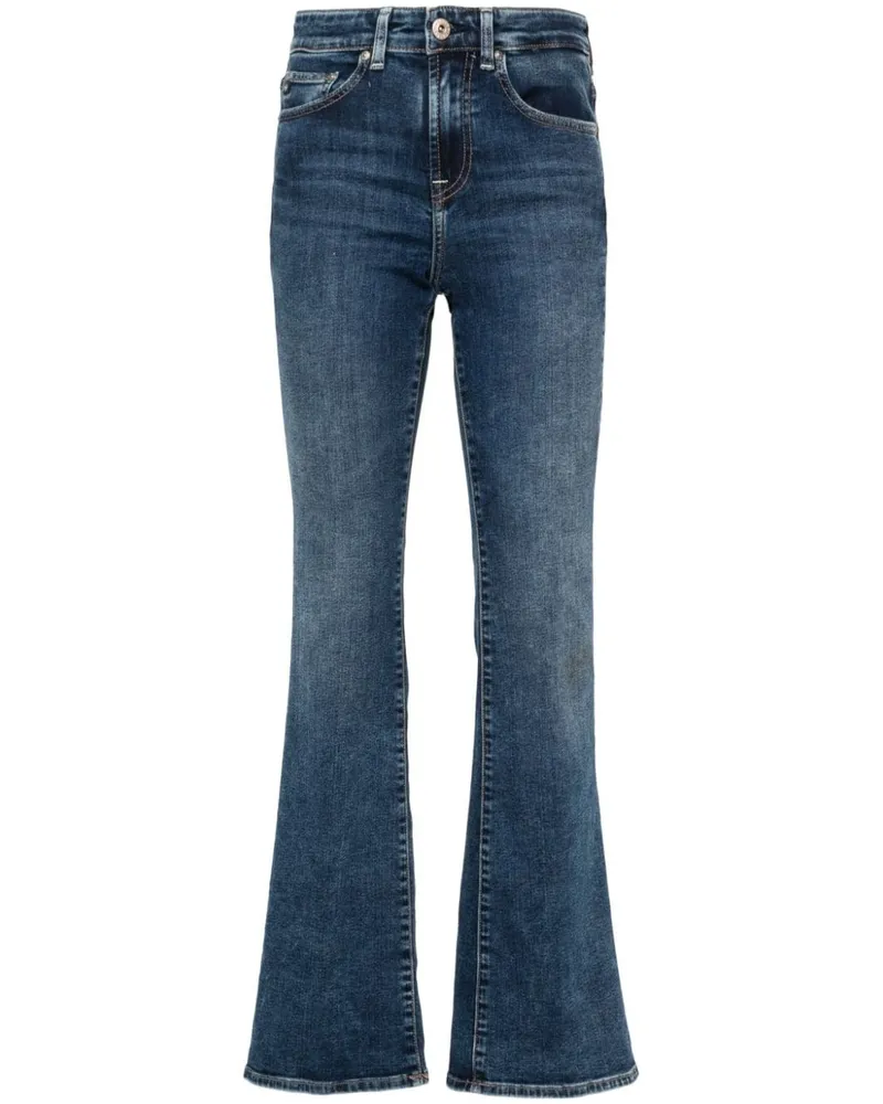 Adriano Goldschmied Sophie Bootcut-Jeans Blau