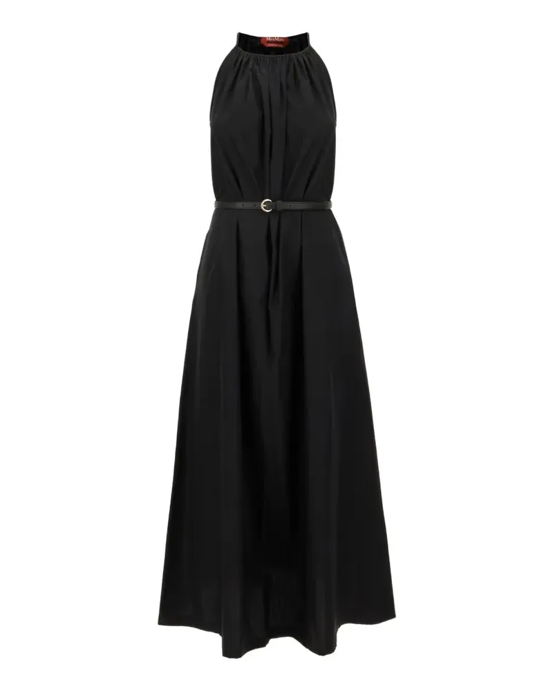 Max Mara belted sleeveless dress - Schwarz Schwarz