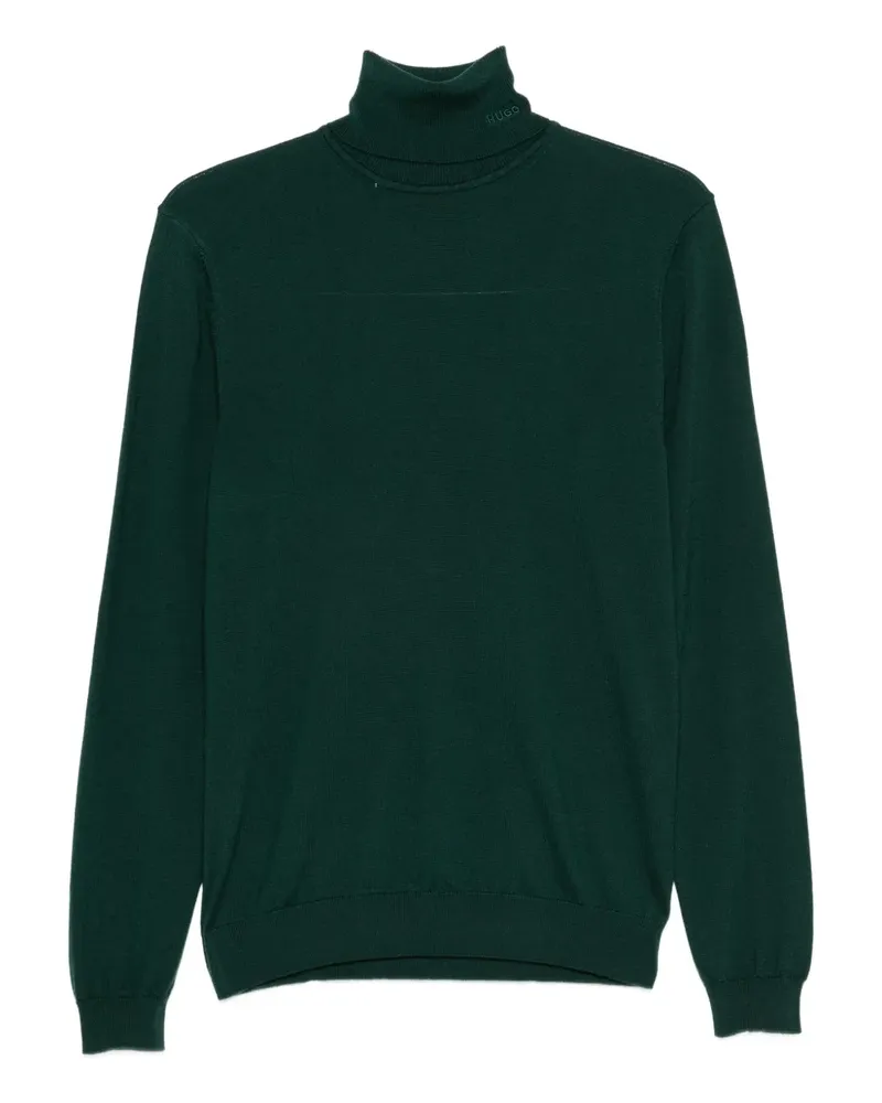 HUGO BOSS Pullover mit Rollkragen - Grün Grün