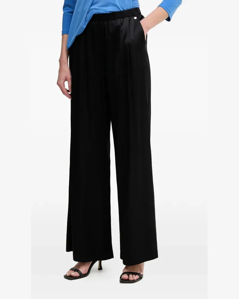 Mos Mosh Plissierte Hose - Schwarz Schwarz