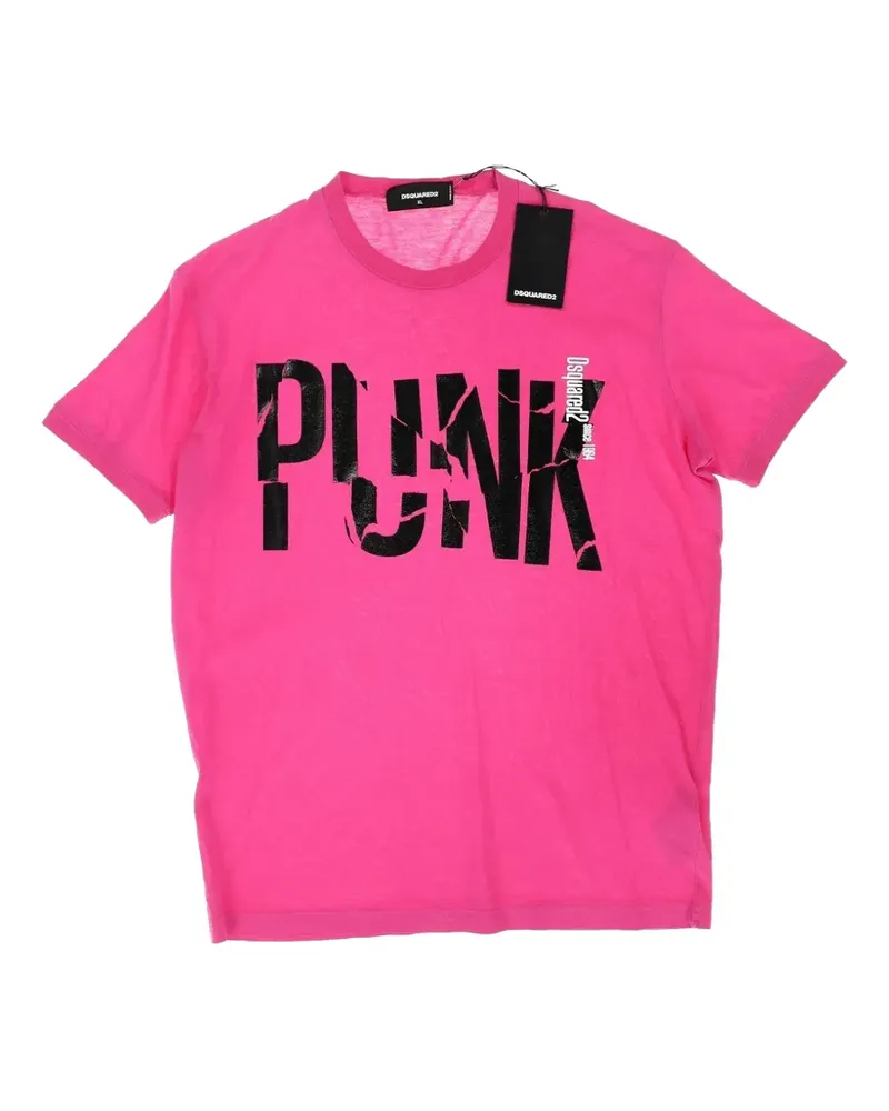 Dsquared2 graphic-print T-shirt - Rosa Rosa