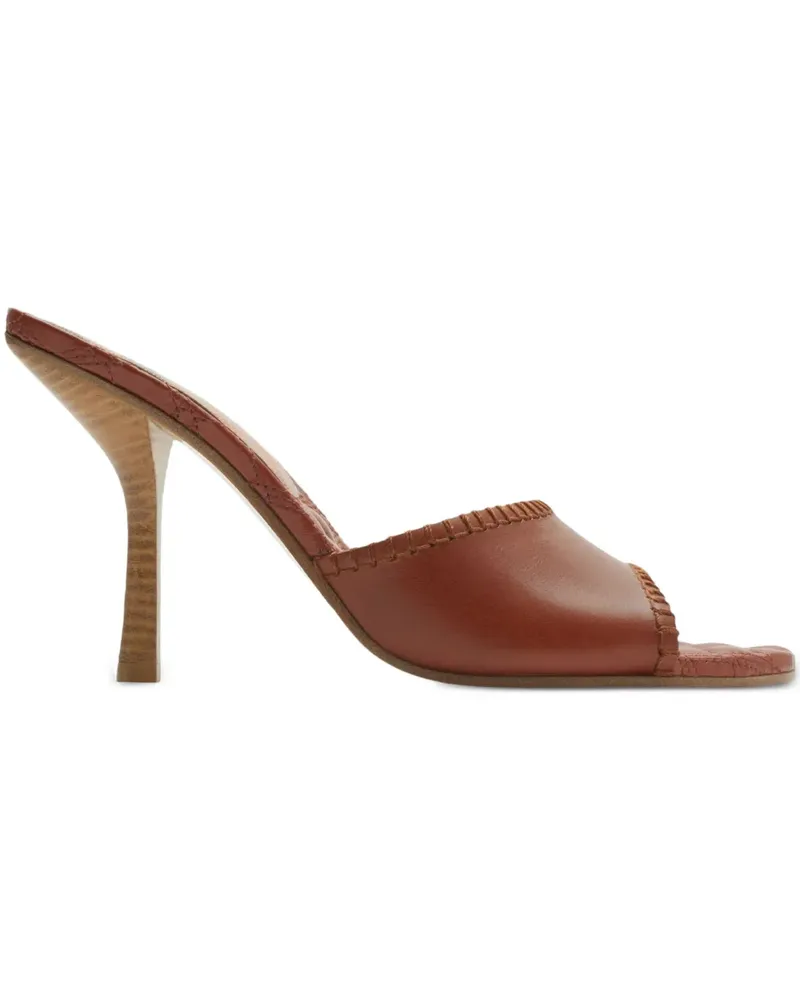 Burberry Cabana Mules 90mm - Braun Braun