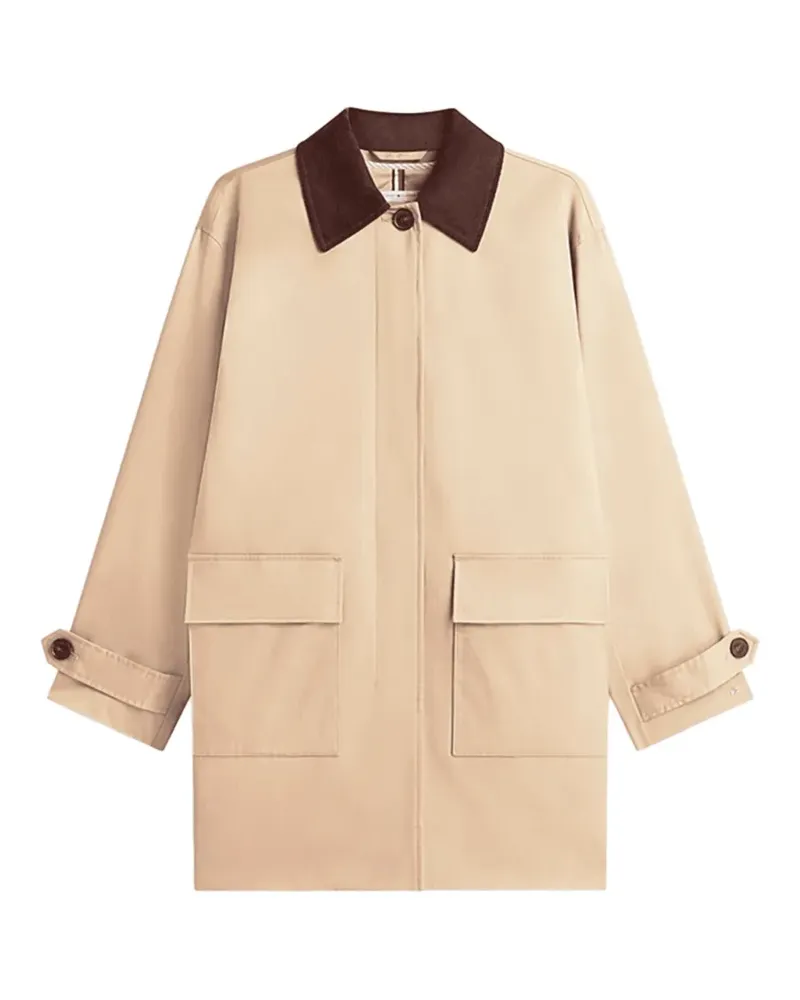 Tommy Hilfiger button pocket coat - Nude Nude