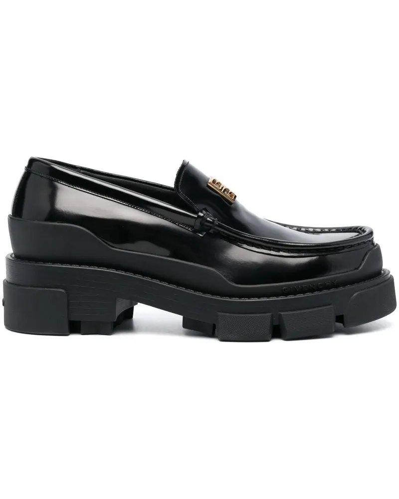 Givenchy Loafer mit Logo-Schild - Schwarz Schwarz