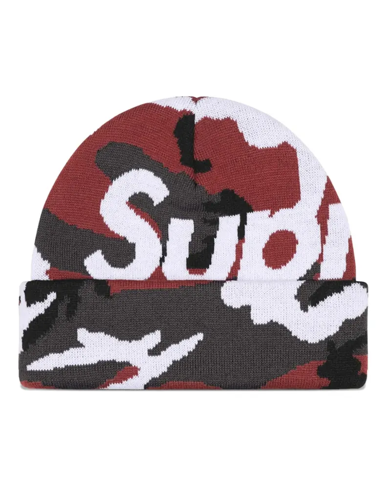 Supreme Being camouflage-paattern beanie hat - Rot Rot