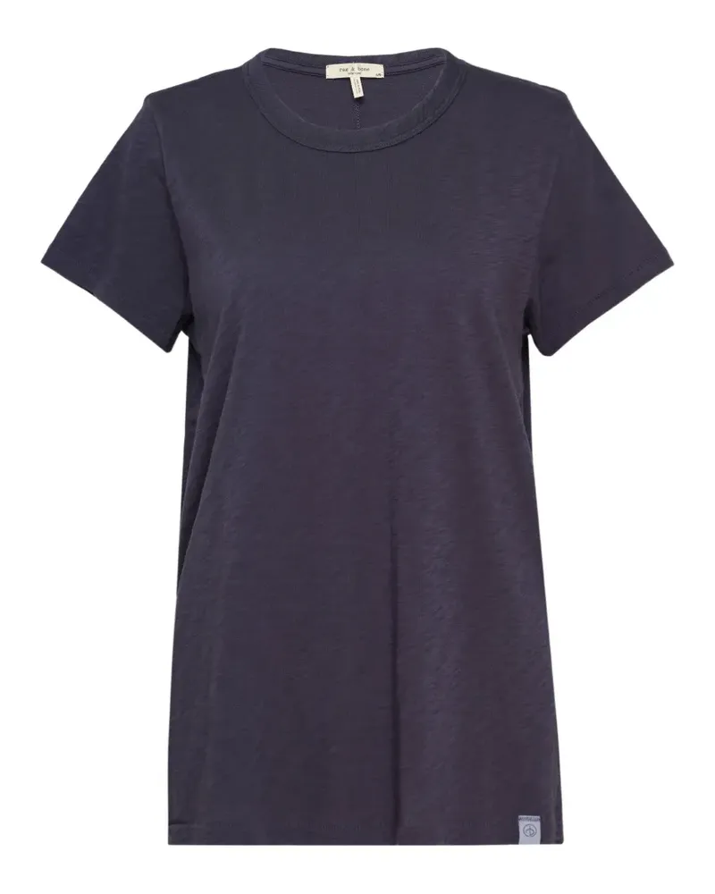 Rag & Bone T-Shirt mit Rundhalsausschnitt - Blau Blau