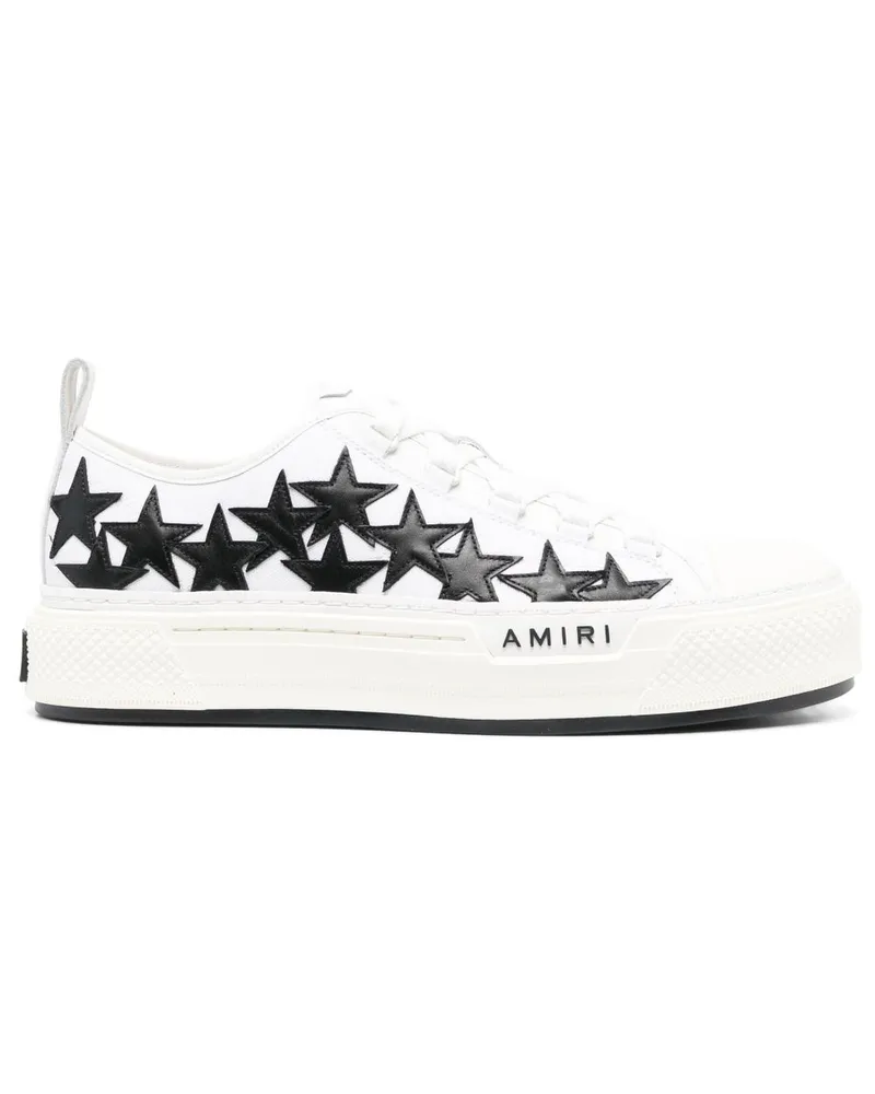 Amiri Sneakers mit Stern-Patches - Weiß Weiß
