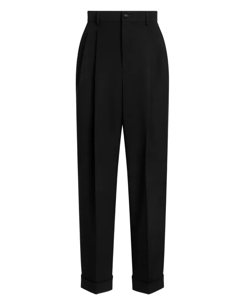 Dolce & Gabbana Hose mit Bundfalten - Schwarz Schwarz