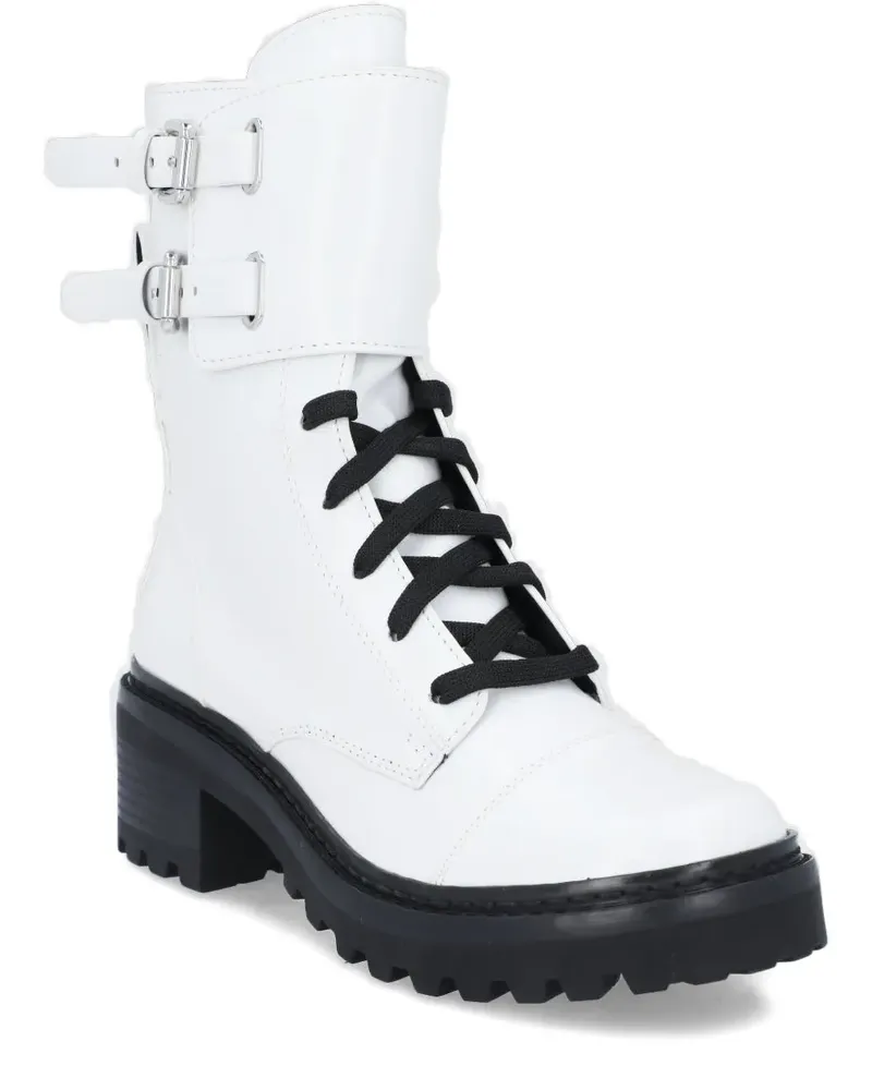 DKNY Schnürstiefel mit Schnalle - Weiß Weiß