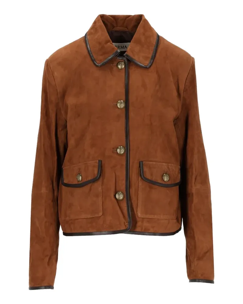 Arma Yasmine suede jacket - Braun Braun