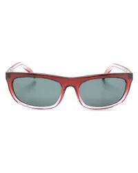 Our Legacy Sonnenbrille mit eckigem Gestell Rosa