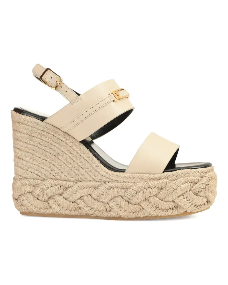 Sergio Rossi Bitt Sandalen mit Schnalle - Nude Nude