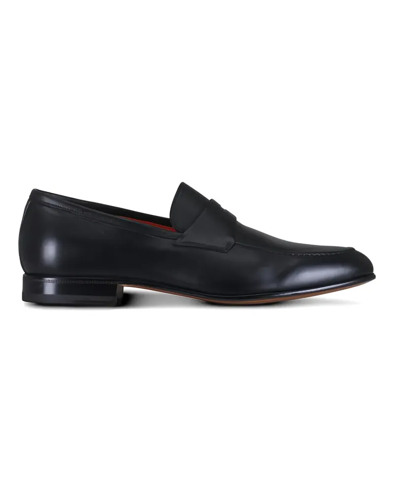 Santoni Klassische Penny-Loafer - Schwarz Schwarz