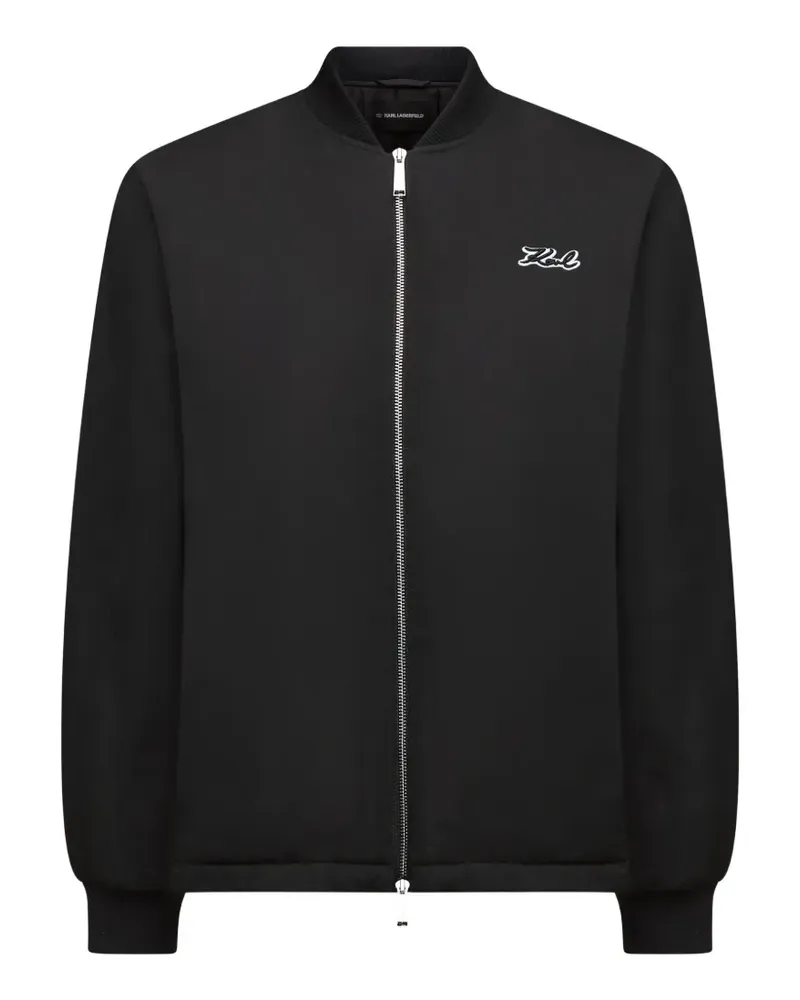 Karl Lagerfeld Jacke mit Falten - Schwarz Schwarz