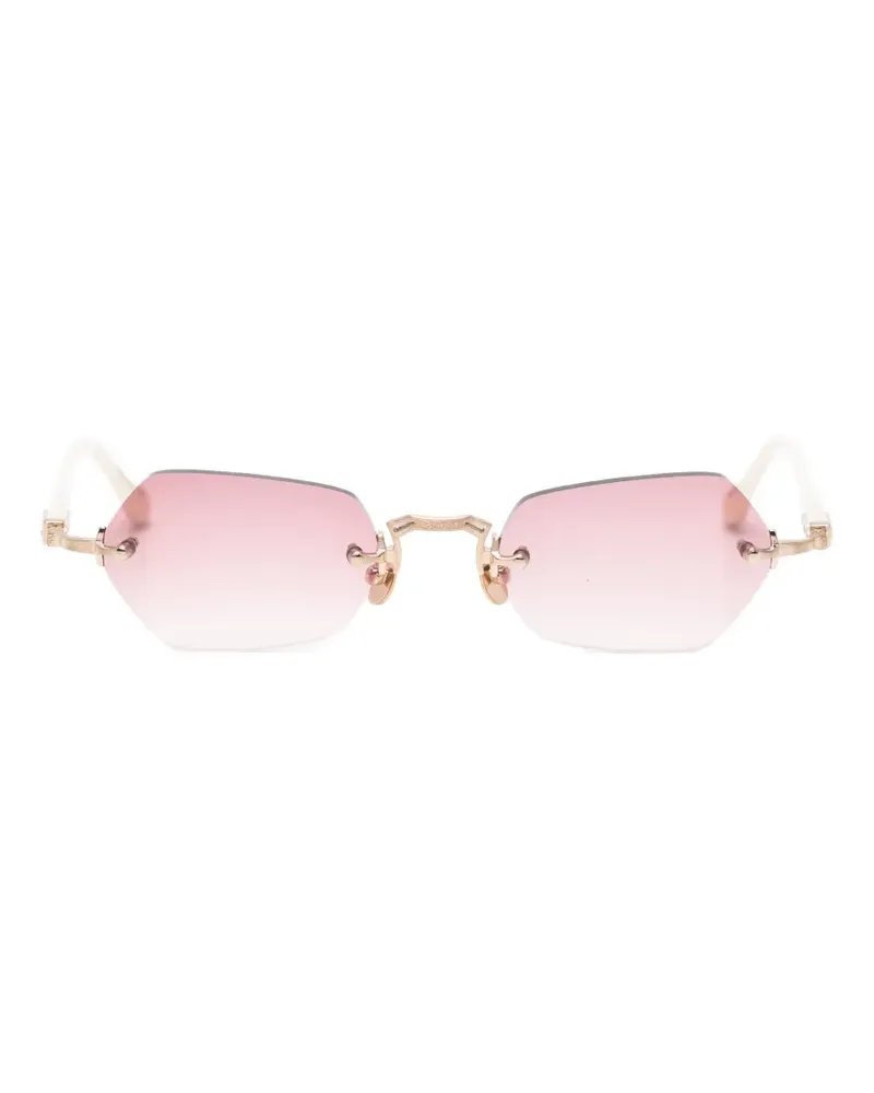 MATSUDA geometric-frame sunglasses - Nude Nude