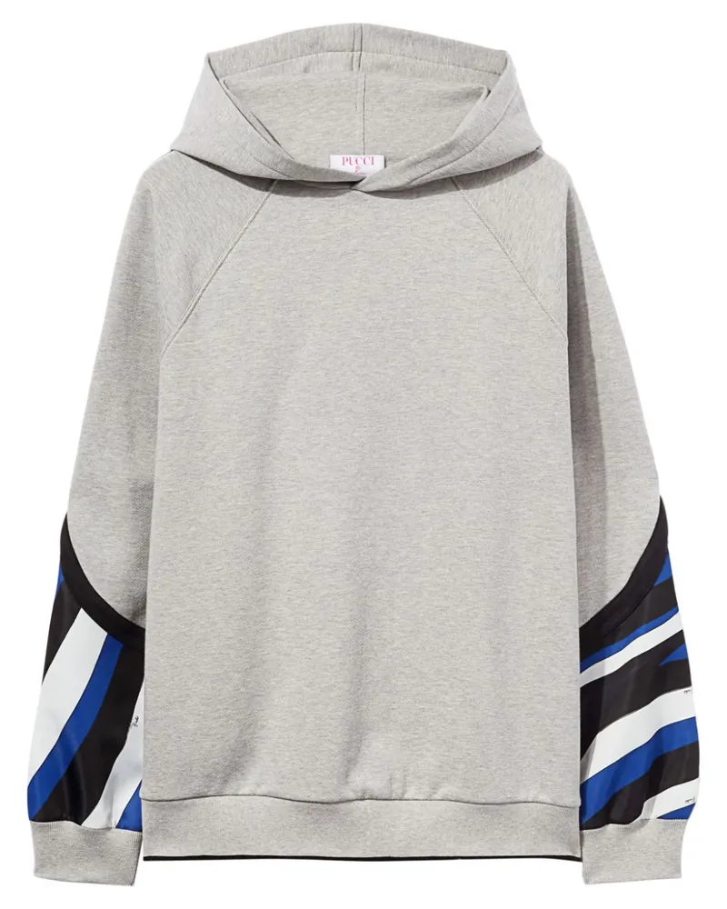 Emilio Pucci Hoodie mit Iride-Print - Grau Grau