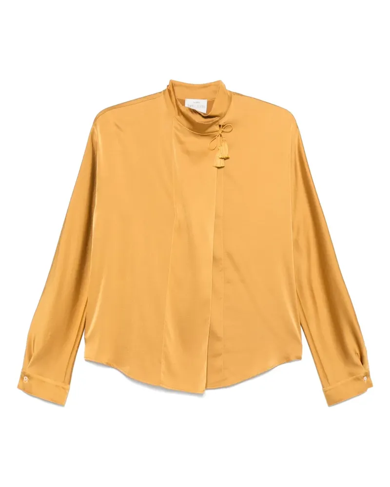 forte_forte Bluse aus Seide - Gelb Gelb