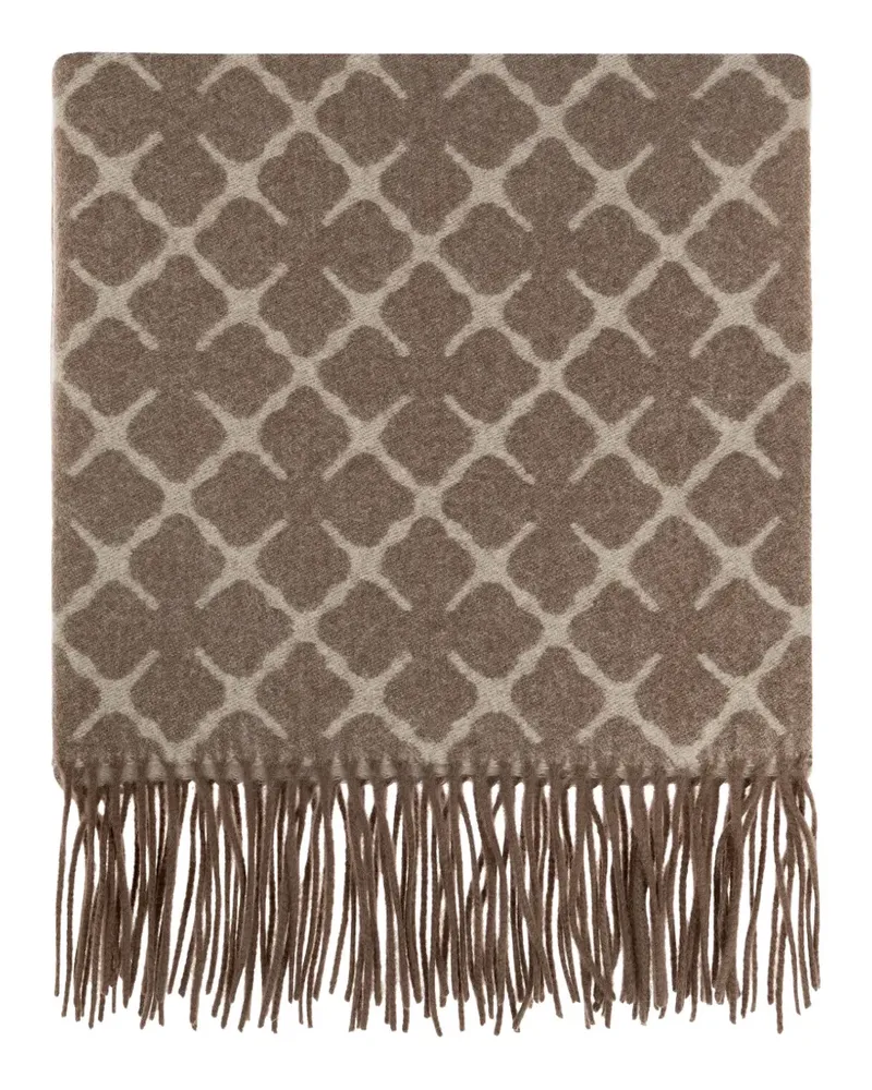 By Malene Birger Ortega fringed-edge scarf - Braun Braun
