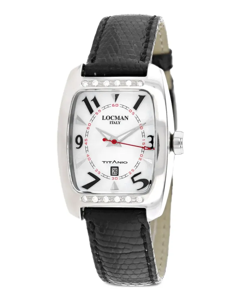 Locman tonneau-face 32mm watch - Weiß Weiß